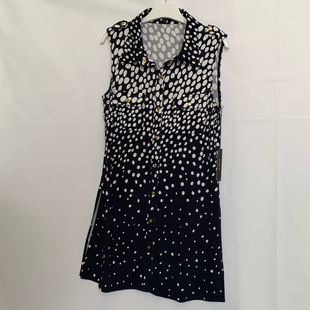 Maxsport Spotlight (navy/white) sleeveless top